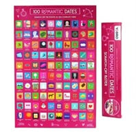 100 Dates Scratch Off Poster, Perfect Valentine’s