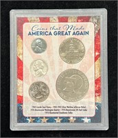 Coins that Made America Great Again Set