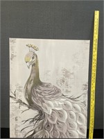 Oil on Canvas Peacock 22x28