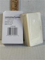 NEW Laminating pouches 4.25”x2.5” 100pk