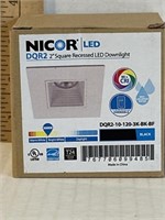 NEW NICOR Lighting DQR2-AA-10-120-3K-WH Recessed