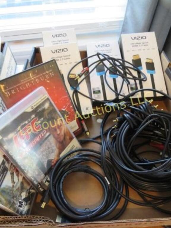 Vizio HDMI cables new in boxes PS games cords