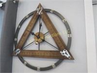 awesome large clock wall decor measuring