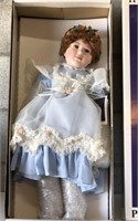 Collectible Porcelain Doll-VERY TALL