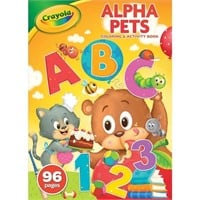 SM4182  Crayola Alpha Pets 96pg Coloring Book