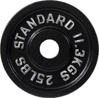 FM7969  Signature Fitness Weight Plate 25LB 2-Inch