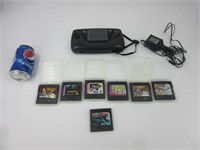 Console Sega Game Gear avec 7 jeux