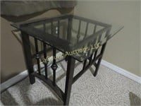 glass top end table or night stand