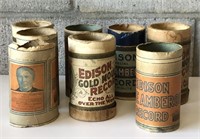 Antique Edison Record Containers