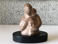 Mother and Child Scultpure-Signed