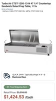 BRAND NEW IN BOX TURBO AIR 4' REFRIGERATED RAIL