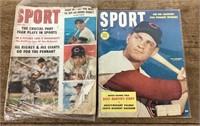 2 Vintage Sport magazines 1954, 1959