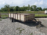 12 ft utility trailer: Off Road Use No Title