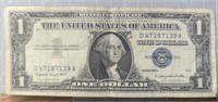 Silver certificate 1957 $1 bank nota