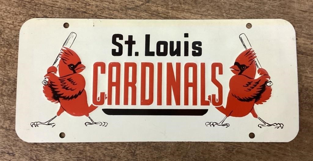 St. Louis Cardinals 1950s license plate