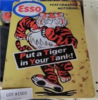 ESSO SINGLE SIDED TIN SIGN