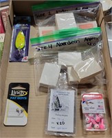FLAT OF ASSORTED FISHING ACCESSORIES