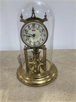 Welby mantle clock in glass case