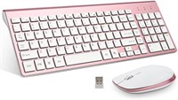 Keyboard and Mouse Rose Gold