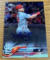 2018 Topps Harrison Bader Autograph Rookie Card
