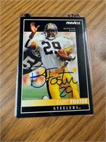 1992 Pinnacle Barry Foster Autograph