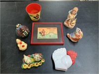 Vtg. Rooster/ Chicken Collectables, Japan/ Other
