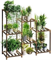 WFF4770  Bamworld Plant Stand Tiered Rack, 3 Tiers