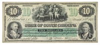 State of South Carolina Ten Dollars Dated 1872 (Ap