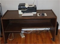 Computer Desk and Printer