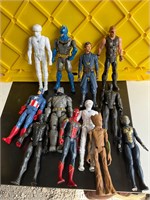 Lot of large action figures