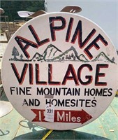 Alpine Village Sign