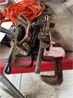 SL- Assorted Pipe Wrenches & Hammers