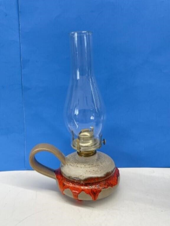 Pottery Oil Lamp - Rogers, Montreal