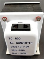 TC-500 Convertisseur de courant 220V à 110V