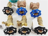 2 valves ¾ 150 WOG + 4 valves ¼, neuf