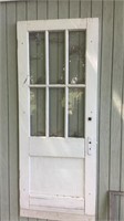 Antique House Door w/ Glass
