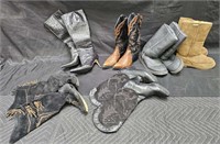 Group of ladies' designer boots by Tony Lama, La
