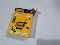 Dewalt 3 In 1 Retractable Cable Charger 3ft