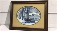 Sgn&Nmb "Sleigh Ride" Print by Thelma WinterM15D