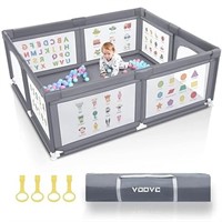 Voovc Baby Playpen For Babies And Toddlers, 71x60
