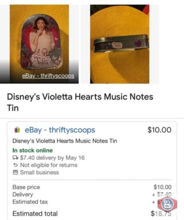 New 1944 pcs; Disney's Violetta Hearts Music