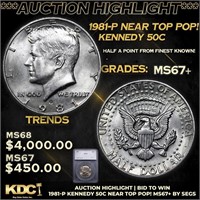***Auction Highlight*** 1981-p Kennedy Half Dollar
