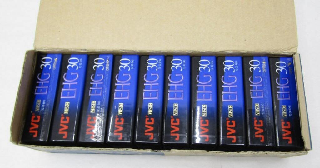 Box of 10 JVC TC-30 Camcorder Tapes