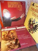4 Vintage Stokowski Orchestra Vinyl Albums