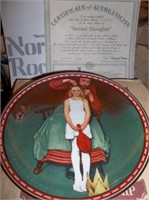 Norman Rockwell 'Second Thoughts'-1987 Plate