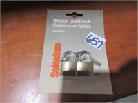 brass padlocks