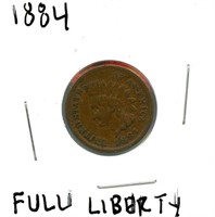 1884 Indian Head Cent - Full Liberty
