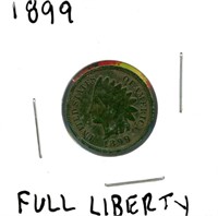 1899 Indian Head Cent - Full Liberty