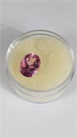 3.18 Carat Oval Pink Sapphire Gemstone