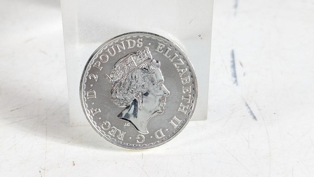 2019 Silver Great Britain 2 Pounds Coin